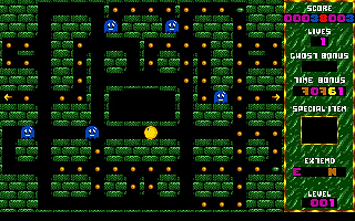 Pacman on E's atari screenshot